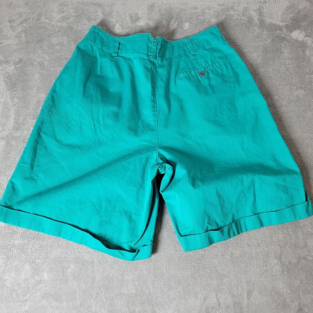 Westbound Womens Shorts 18 Plus Zip Fly Blue Cuff Hem Cotton Casual SHO16E - Picture 6 of 9